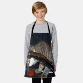 Funny Cat Drink von Stich, Kinder Vollversion Schü Schürze (Getragen)