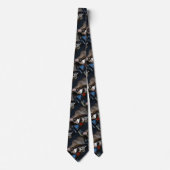 Funny Cat Drink von Stich, Neck Tie Krawatte (Vorderseite)
