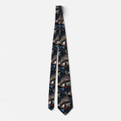 Funny Cat Drink von Stich, Neck Tie Krawatte (Rückseite)