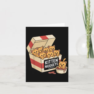 Funny Cat Eigentümer Geschenk Kitten Nuggets Food Karte