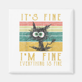 Funny Cat, es ist gut, ich bin gut alles ist gut C Magnet
