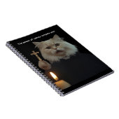 Funny Cat Exorcist Notebook - Catnip Compels You Notizblock (Rechte Seite)