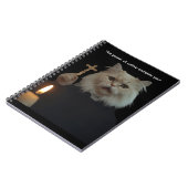 Funny Cat Exorcist Notebook - Catnip Compels You Notizblock (Linke Seite)