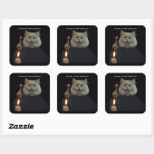 Funny Cat Exorcist Sticker - Catnip Compels You (Blatt)
