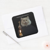 Funny Cat Exorcist Sticker - Catnip Compels You (Umschlag)