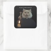 Funny Cat Exorcist Sticker - Catnip Compels You (Tasche)