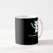 Funny Cat Expression Te Calmas O the Calmo Funny H Kaffeetasse (VorderseiteRechts)