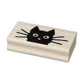 Funny Cat Face mit Long Whiskers | Cool Kitty Gummistempel (Stempel)