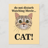 Funny Cat Face  Postkarte (Vorderseite)