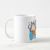Funny Cat Face with Funky Glasses - Kittens 3D Mov Kaffeetasse (Links)