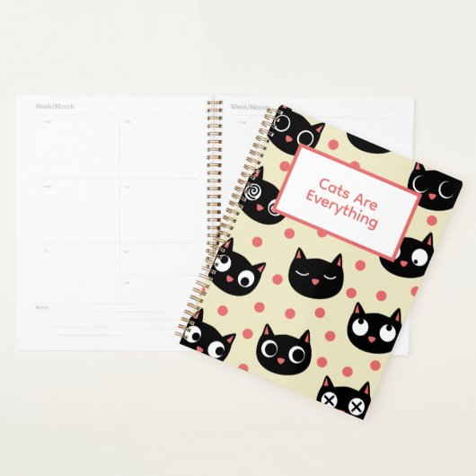 Funny Cat Faces Planer (Anzeige)