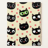 Funny Cat Faces Planer (Rückseite)
