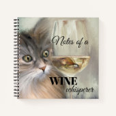 Funny Cat Fine Art Art Lover Notebook Notizblock (Vorderseite)