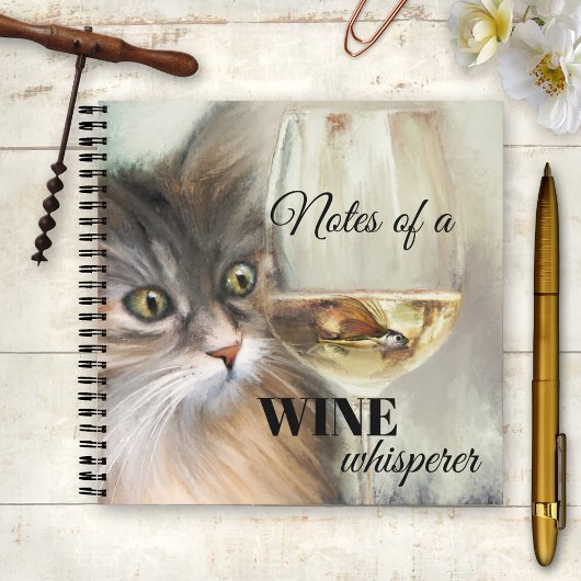 Funny Cat Fine Art Art Lover Notebook Notizblock