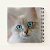Funny Cat Fine Art Wisdom Notebook Notizblock (Rückseite)