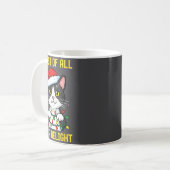 Funny Cat First Of All I'm A Delight Retro Gaming  Kaffeetasse (Vorderseite Links)