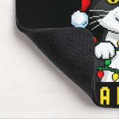 Funny Cat First Of All I'm A Delight Retro Gaming  Mousepad (Ecke)