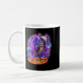 Funny Cat Flying A Pizza Astronaut Kitten Space Ki Kaffeetasse (Links)
