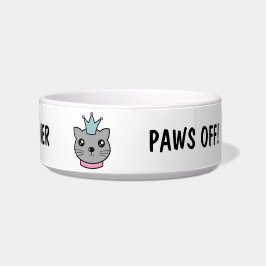 Funny Cat Food Bowl Individuelle Name Napf