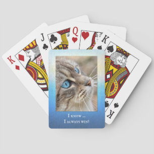 Funny Cat Foto Spielkarten Deck