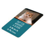 Funny Cat Foto Urlaub Kabine Kreuzfahrtschiff Magnet (Linke Seite)