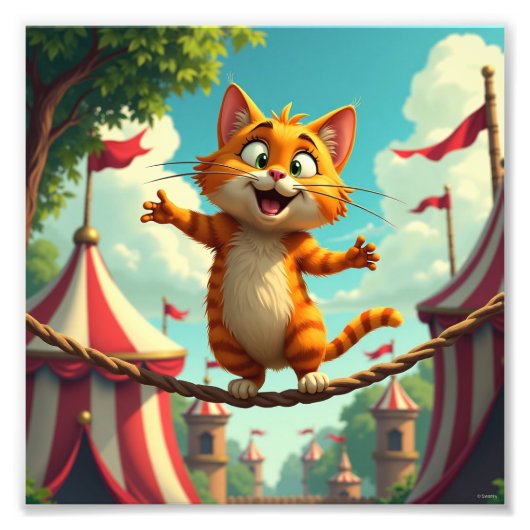 Funny Cat Fotodruck (Vorne)