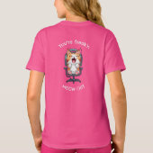 Funny Cat Freak'n Meow Out T-Shirt (Rückseite)