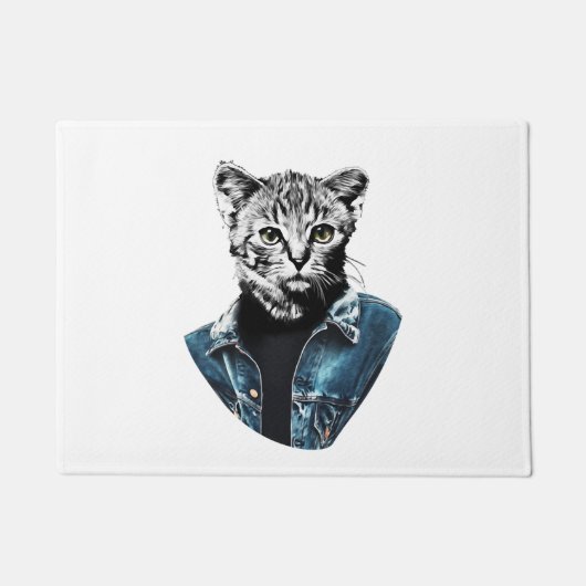 Funny Cat Fußmatte (Vorderseite)