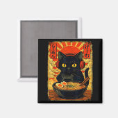 Funny Cat Gamer Men Anime Kawaii Gaming Headset Ca Magnet (Vorderseite/Rückseite)