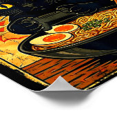 Funny Cat Gamer Men Anime Kawaii Gaming Headset Ca Poster (Ecke)