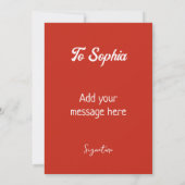 Funny Cat Garden Geburtstag Einladungskarte Einladung (Rückseite)