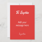 Funny Cat Garden Geburtstag Einladungskarte Einladung (Rückseite)