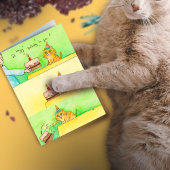 Funny Cat Geburtstagskarte Karte