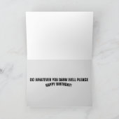 FUNNY CAT-GEBURTSTAGSKARTEN HABEN KATZGEBURTSTAG KARTE (Innenseite)