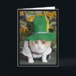 Funny Cat German Birthday Karte<br><div class="desc">Die lustige Bubba Kitty in einem Ocktoberfest-Kostüm. Das ist ein neues Foto und wir haben ihm einen neuen Bayerischen Hut gemacht. Ich benutzte translate.google für den Text. Inside: "Alles Gute zum Geburtstag, mein guter Freund!" Sie können den Text in den Textfeldern ändern. Sie können eine andere Phrase übersetzen und kopieren...</div>