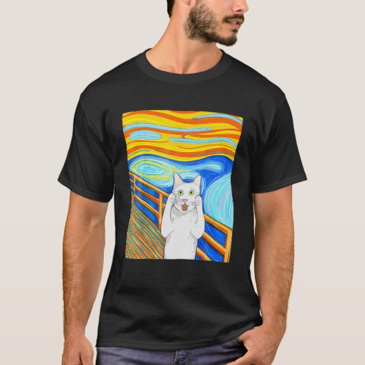 Funny Cat Geschenk für Katzen Liebhaber T-Shirt (Vorderseite)