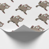 Funny Cat Geschenkpapier (Ecke)