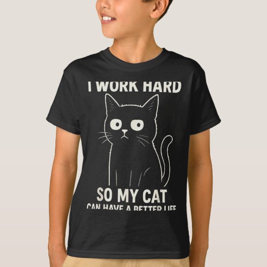 Funny Cat Graphic Tee Men Women Coworker Meme Humo (Vorderseite)