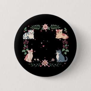 Funny Cat Graphics Women Mother Cat Eigentümer Bes Button