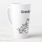 Funny Cat Gravity Test | Niedlich Science Kitten S Milchtasse (Linke Ecke)