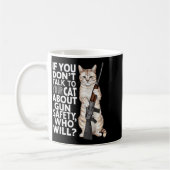 Funny Cat Gun Safety Talk To Your Cat About Gun Sa Kaffeetasse (Links)