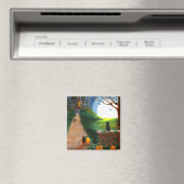 Funny Cat Halloween Creationarts Magnet (In Situ (Geschirrspüler))