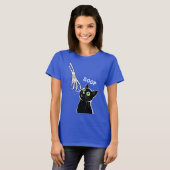 Funny Cat Halloween Geschenk Spooky Cat Lover T-Shirt (Vorne ganz)