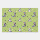 Funny Cat Halloween Geschenkpapier Set (Vorderseite 3)