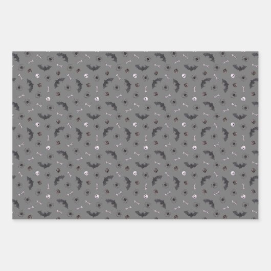 Funny Cat Halloween Geschenkpapier Set (Vorderseite)