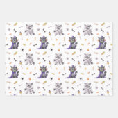 Funny Cat Halloween Geschenkpapier Set (Vorderseite 3)