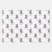 Funny Cat Halloween Geschenkpapier Set (Vorderseite 2)