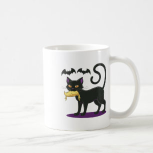 Funny Cat Halloween Wahl 2024 USA Kaffeetasse