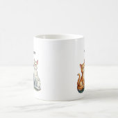 Funny Cat Herder Quote Cat Lover Kaffeetasse (Mittel)