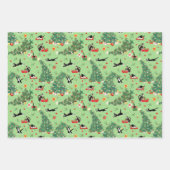 Funny Cat Holiday Trio Geschenkpapier Set (Vorderseite 2)